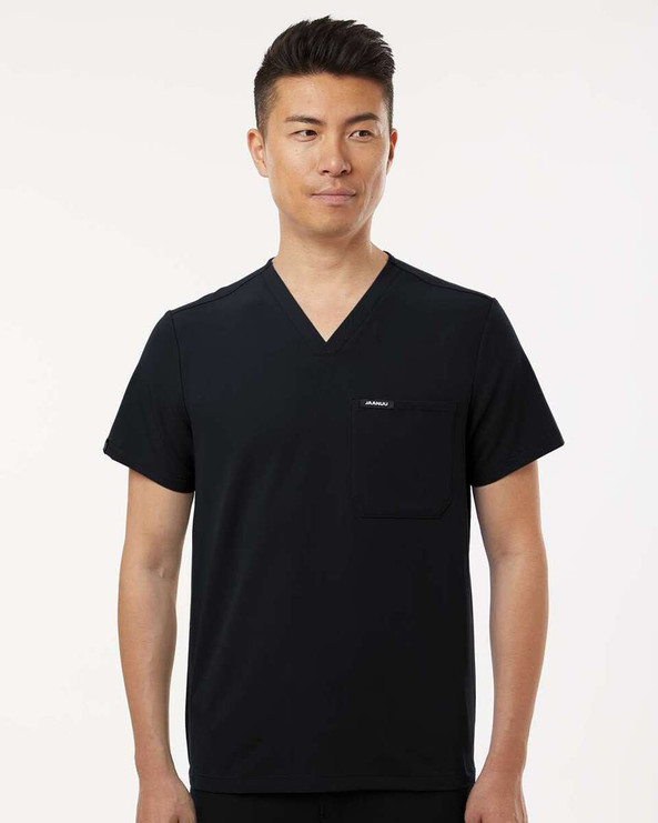 Jaanuu M10001 - Holmes Everyday 1-Pocket Scrub V-Neck Top