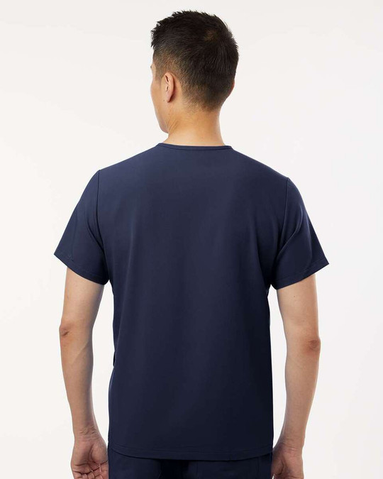 Jaanuu M10002 - Blusa médica Platt con 3 bolsillos y cuello en V