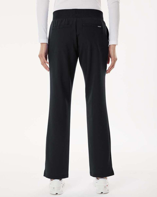 Jaanuu W20001P - Pantalón médico Xenos Essential con cintura de punto, mujer - Tallas pequeñas