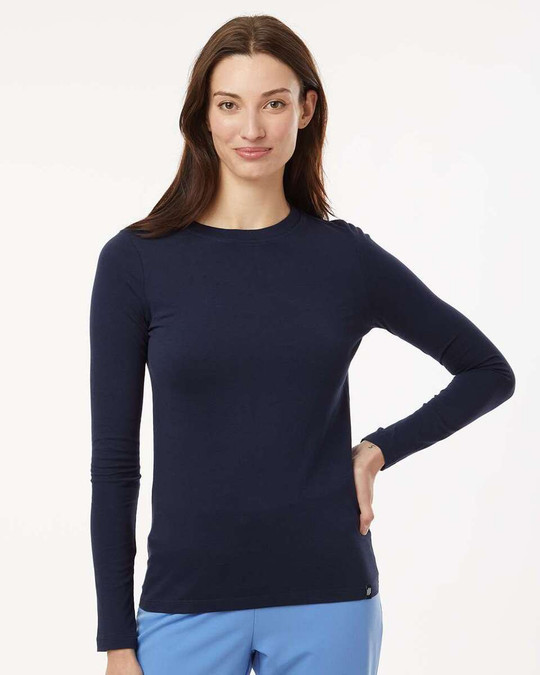 Jaanuu W30002U - Camiseta de manga larga RegenX Cotton Underscrub, Mujer