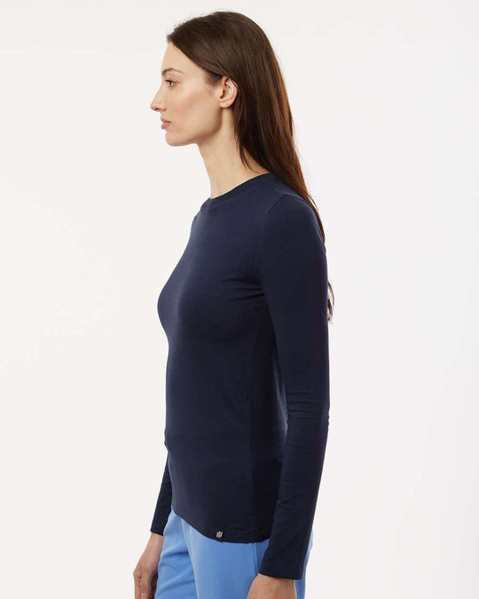 Jaanuu W30002U - Camiseta de manga larga RegenX Cotton Underscrub, Mujer