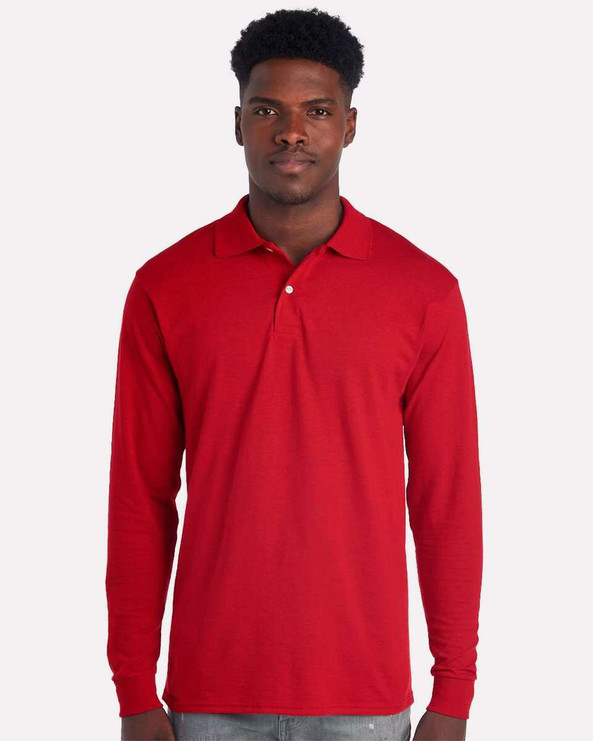 JERZEES 437LR - Polo de manga larga Dri-Power