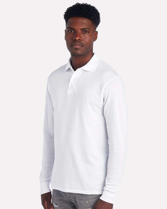JERZEES 437LR - Polo de manga larga Dri-Power