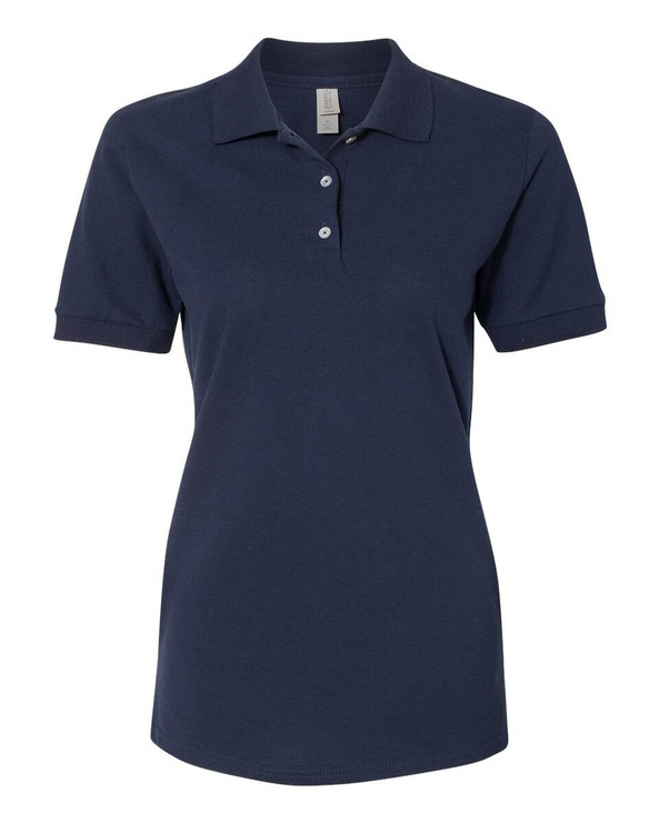 JERZEES 443W - Polo de piqué de mujer 100% algodón hilado en anillos