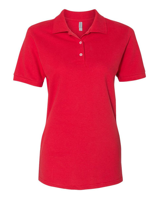 JERZEES 443W - Polo de piqué de mujer 100% algodón hilado en anillos