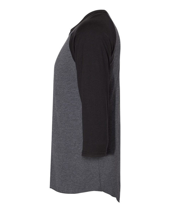 JERZEES 560RR - Premium Blend Ringspun Three-Quarter Sleeve Raglan Baseball T-Shirt