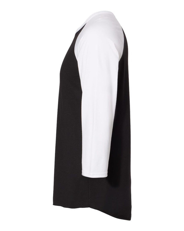 JERZEES 560RR - Premium Blend Ringspun Three-Quarter Sleeve Raglan Baseball T-Shirt