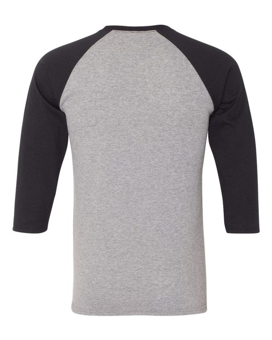JERZEES 601RR - Camiseta de béisbol Triblend Three-Quarter Raglan