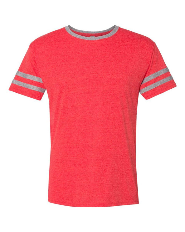 JERZEES 602MR - Camiseta Triblend Varsity Ringer