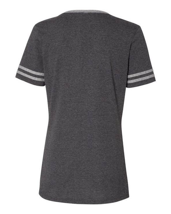 JERZEES 602WVR - Women's Varsity Triblend V-Neck T-Shirt