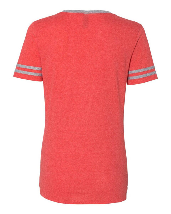 JERZEES 602WVR - Women's Varsity Triblend V-Neck T-Shirt