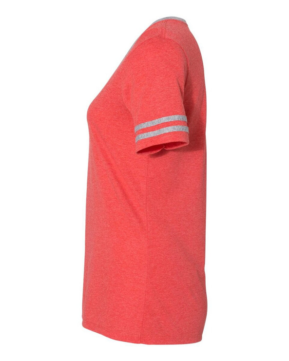JERZEES 602WVR - Women's Varsity Triblend V-Neck T-Shirt