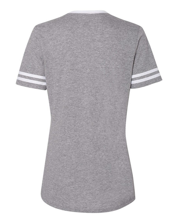 JERZEES 602WVR - Women's Varsity Triblend V-Neck T-Shirt
