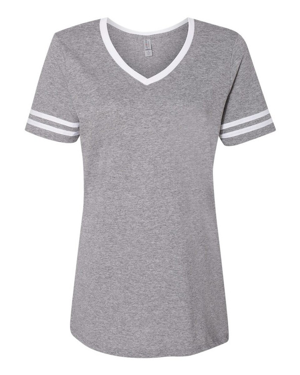 JERZEES 602WVR - Women's Varsity Triblend V-Neck T-Shirt