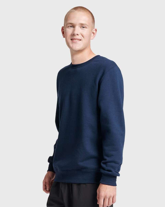 JERZEES 701MR - Sudadera con cuello redondo Eco™ Premium Blend Ring-Spun