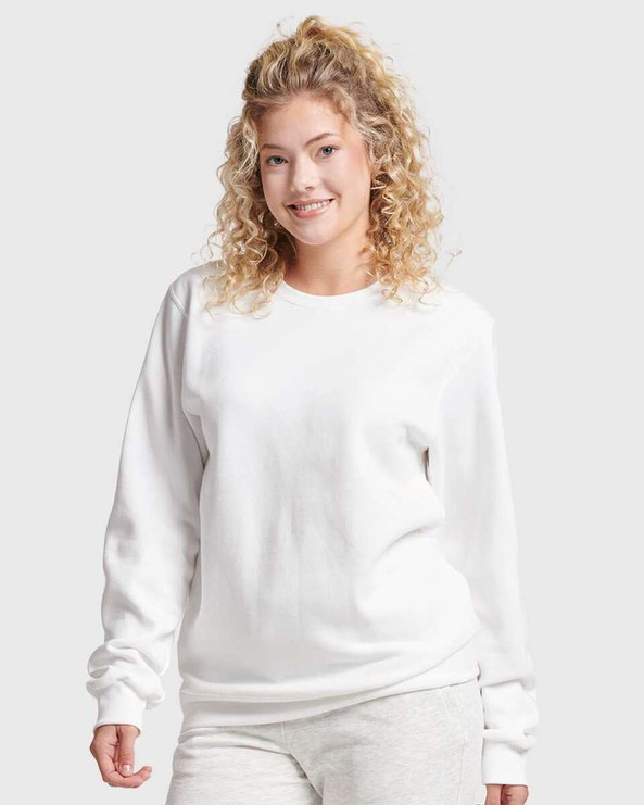 JERZEES 701MR - Sudadera con cuello redondo Eco™ Premium Blend Ring-Spun