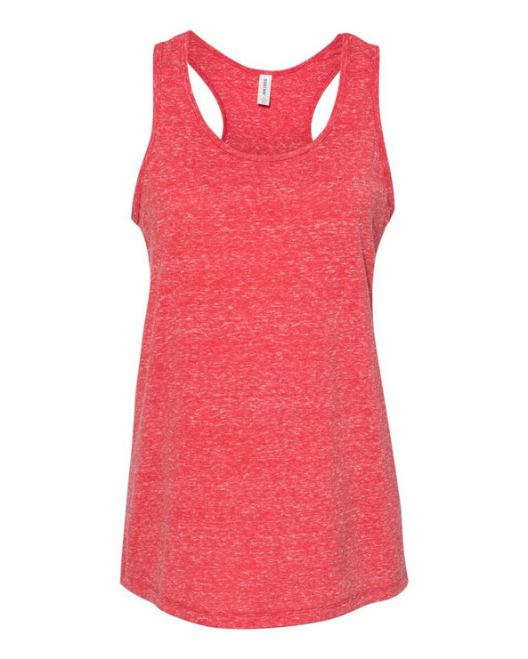 JERZEES 88WTKR - Women's Snow Heather Jersey Racerback Tank Top