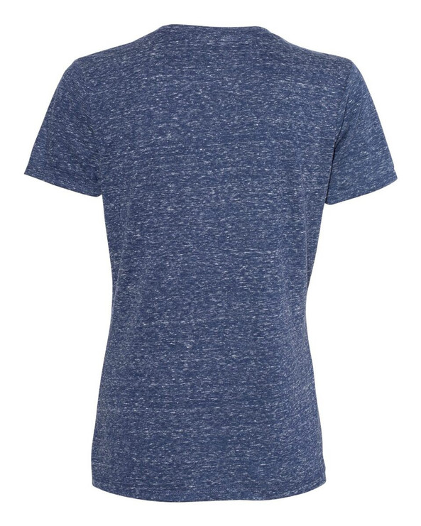 JERZEES 88WVR - Women's Snow Heather Jersey V-Neck T-Shirt