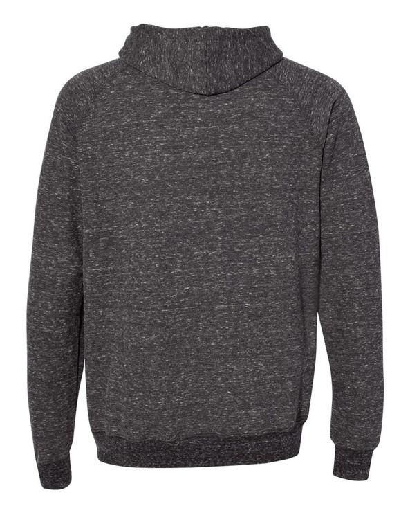 JERZEES 90MR - Snow Heather French Terry Raglan Hooded Sweatshirt