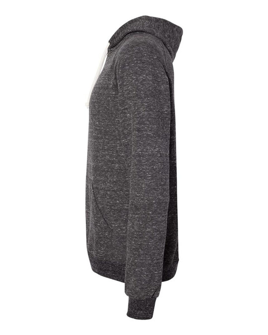 JERZEES 90MR - Sudadera raglán con capucha Snow Heather French Terry