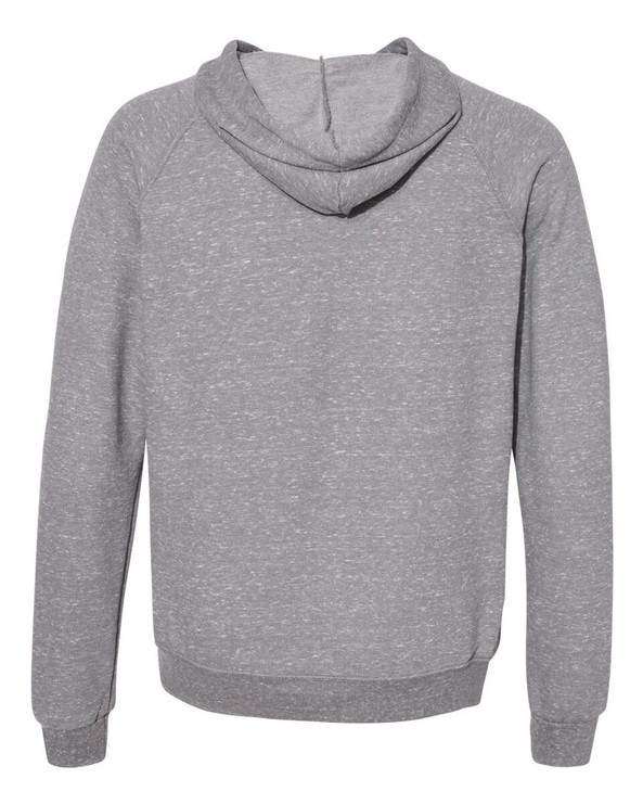 JERZEES 90MR - Sudadera raglán con capucha Snow Heather French Terry