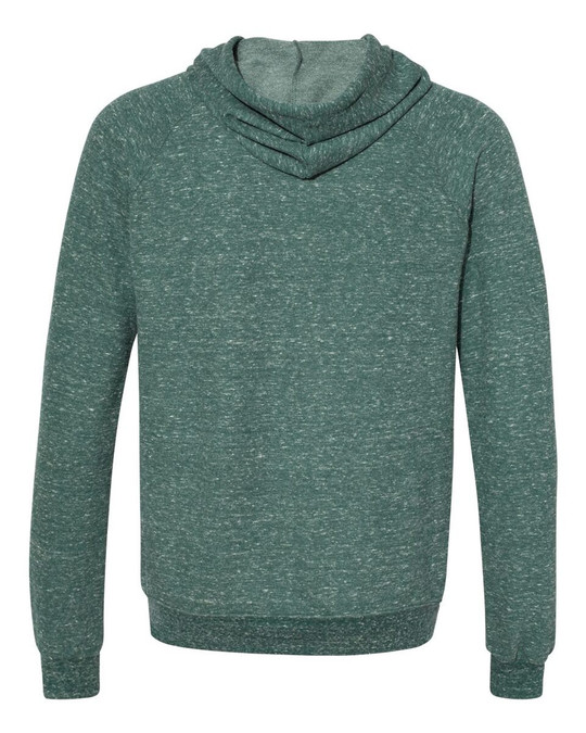 JERZEES 90MR - Sudadera raglán con capucha Snow Heather French Terry