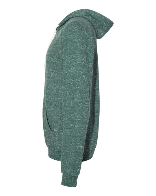 JERZEES 90MR - Sudadera raglán con capucha Snow Heather French Terry