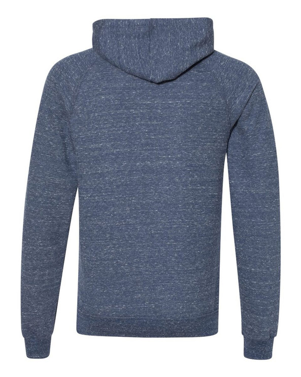 JERZEES 90MR - Snow Heather French Terry Raglan Hooded Sweatshirt