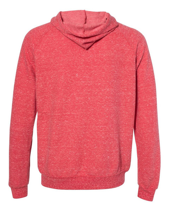JERZEES 90MR - Sudadera raglán con capucha Snow Heather French Terry