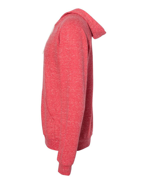 JERZEES 90MR - Sudadera raglán con capucha Snow Heather French Terry