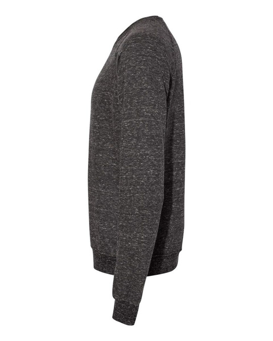 JERZEES 91MR - Sudadera de cuello redondo de rizo francés Snow Heather