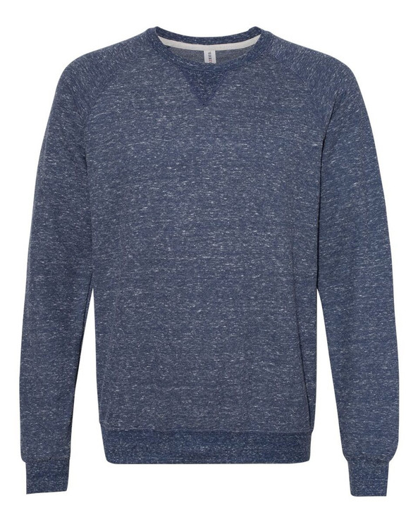 JERZEES 91MR - Snow Heather French Terry Crewneck Sweatshirt