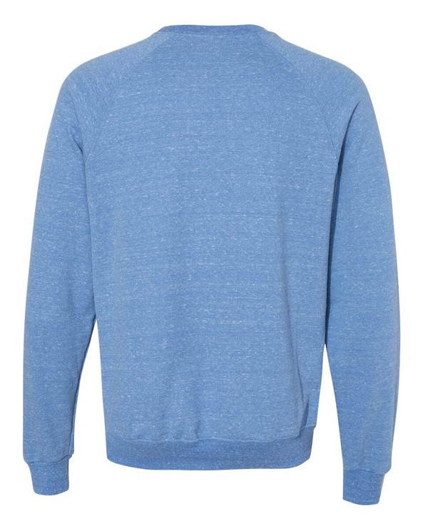 JERZEES 91MR - Sudadera de cuello redondo de rizo francés Snow Heather