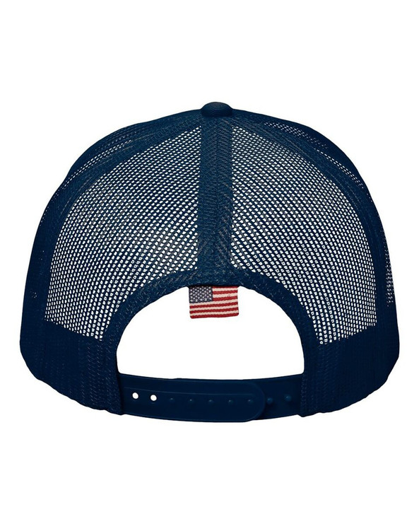 Kati AM350M - Gorra de malla con la bandera de EE.UU.