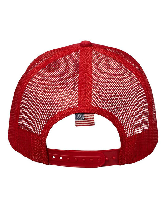 Kati AM350M - Gorra de malla con la bandera de EE.UU.