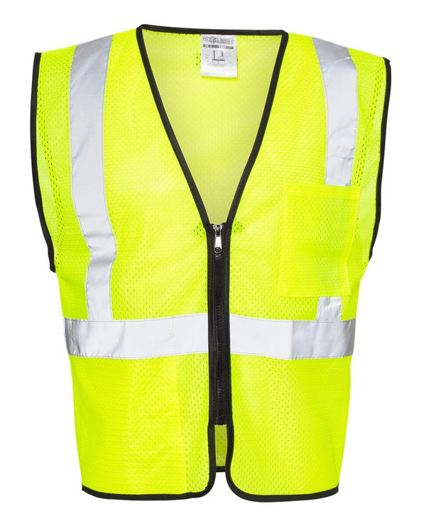 Kishigo 1537-1538 - Double-Pocket Zippered Economy Class 2  Vest