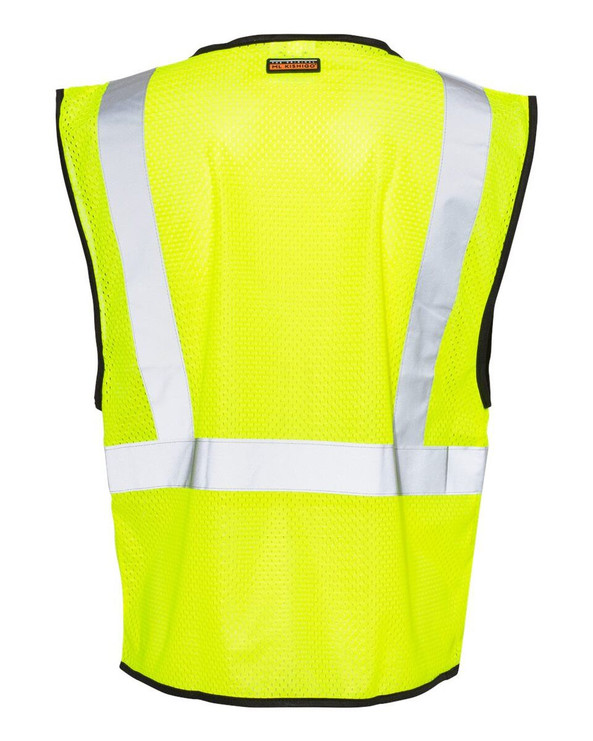 Kishigo 1547-1548 - Zippered Mesh Economy Class 2 Vest