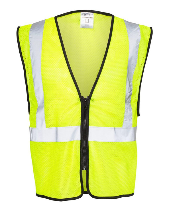 Kishigo 1547-1548 - Zippered Mesh Economy Class 2 Vest