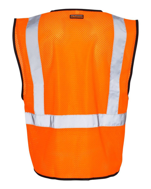 Kishigo 1547-1548 - Zippered Mesh Economy Class 2 Vest