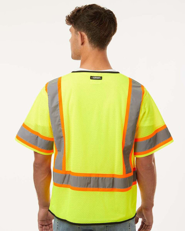 Kishigo 1565-1566 - Class 3 Mesh Zippered Vest