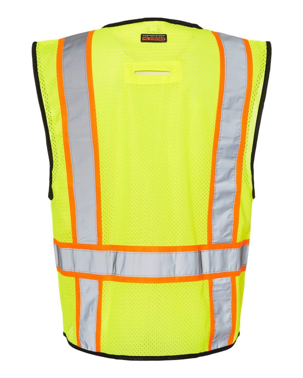 Kishigo 1580-1581 - 6 Pocket Contrast Class 2 Vest