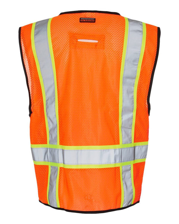 Kishigo 1580-1581 - 6 Pocket Contrast Class 2 Vest