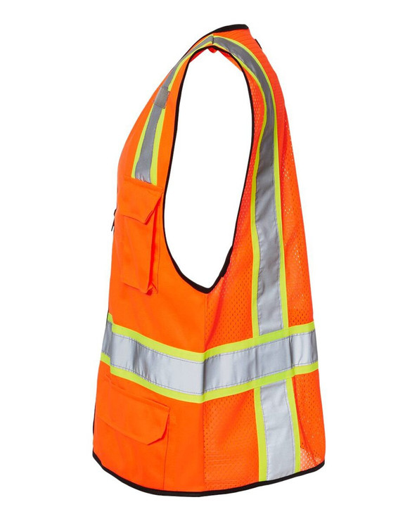 Kishigo 1580-1581 - 6 Pocket Contrast Class 2 Vest