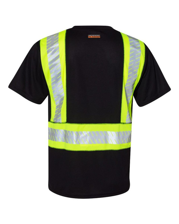 Kishigo B200-204 - EV Series® Enhanced Visibility Contrast Pocket T-Shirt