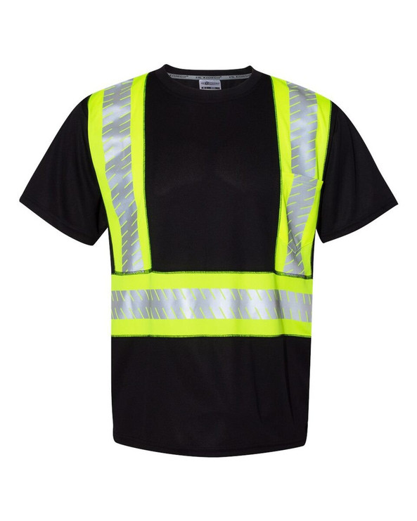 Kishigo B200-204 - EV Series® Enhanced Visibility Contrast Pocket T-Shirt