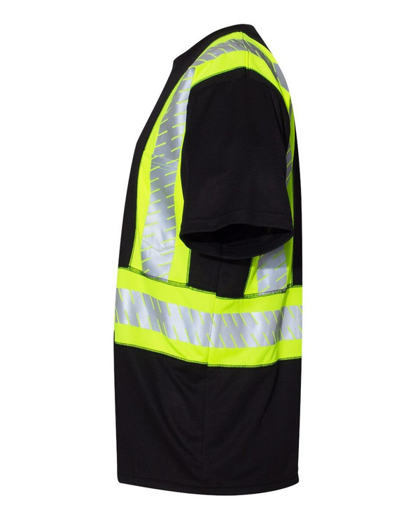 Kishigo B200-204 - EV Series® Enhanced Visibility Contrast Pocket T-Shirt