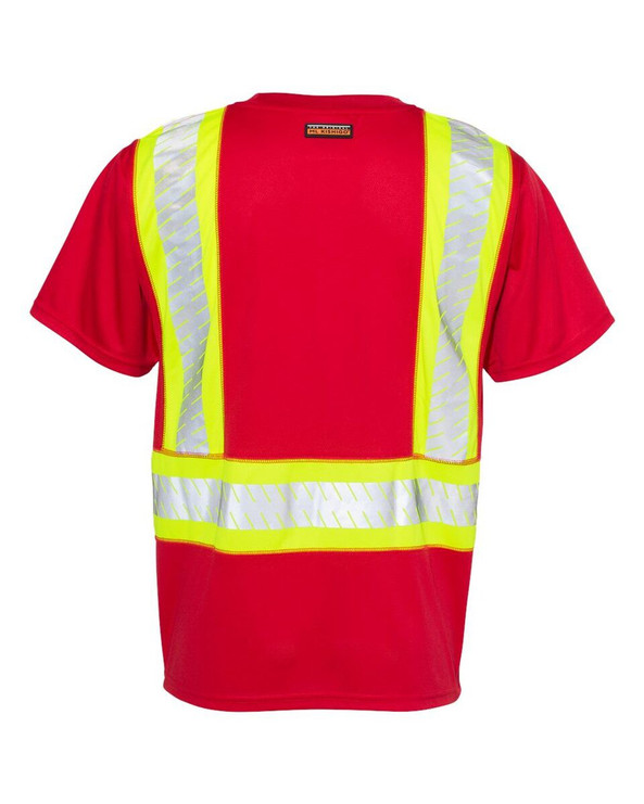 Kishigo B200-204 - EV Series® Enhanced Visibility Contrast Pocket T-Shirt