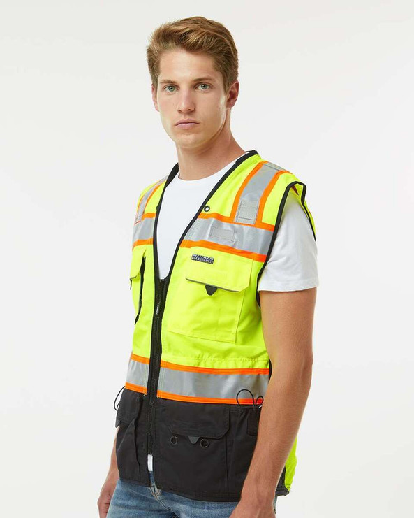 Kishigo S5002-5003 - Premium Black Series® Surveyors Vest
