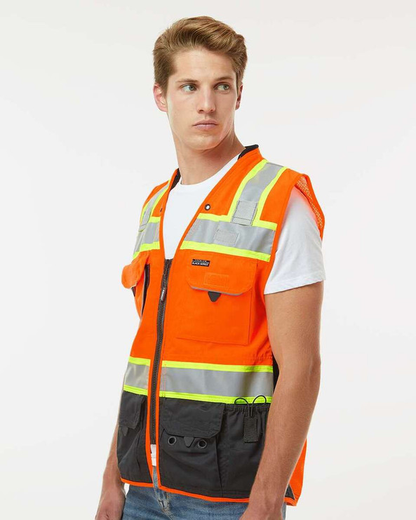 Kishigo S5002-5003 - Premium Black Series® Surveyors Vest
