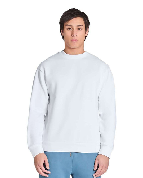 Lane Seven LS16004 - Sudadera de cuello redondo teñida en pigmento